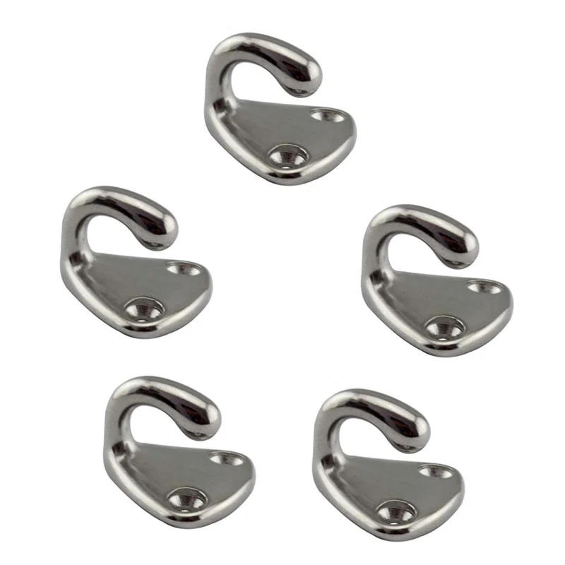 Description Picture 2 of item5PCS Fending Hooks Fender Spring Clip Fender Eye Hook Marine Boat Hardware Accessories Sail Tug Fender Hook 316 Stainless Steel