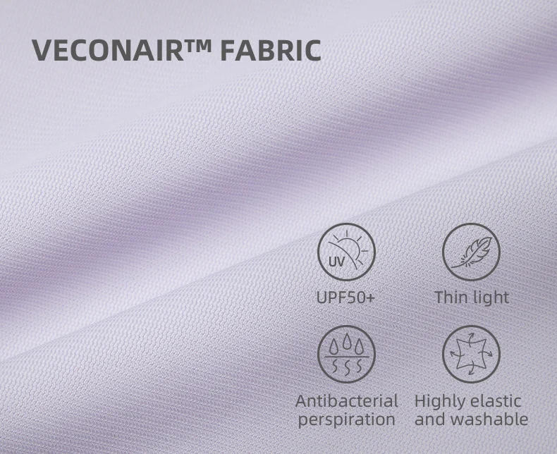 Description Picture 4 of itemUPF 50+ UV Sun Protection Clothing Women Men Zip Up Hoodie Long Sleeve Breathable Outdoor Clothes Fishing Running Hiking Jacket