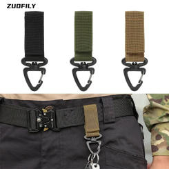 Outdoor Camping Carabiner Nylon Molle Training Backpack Key Hook Webbing Buckle System Belt Buckle Hanging Climbing Accessory