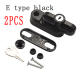 E type black 2pcs