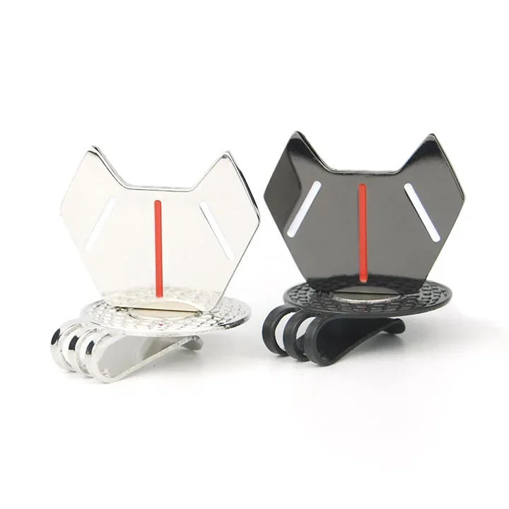 Description Picture 4 of item1Pc Magnetic Golf Balls Marker Set with Painted Metal Hat Clip Outdoor Swing Training Accessories Gifts for Golfer 30x23.7mm