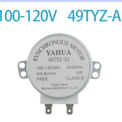 49TYZ-A1 microwave oven motor rotary table motor permanent magnet synchronous motor 100V-120V 4/4.8 rpm