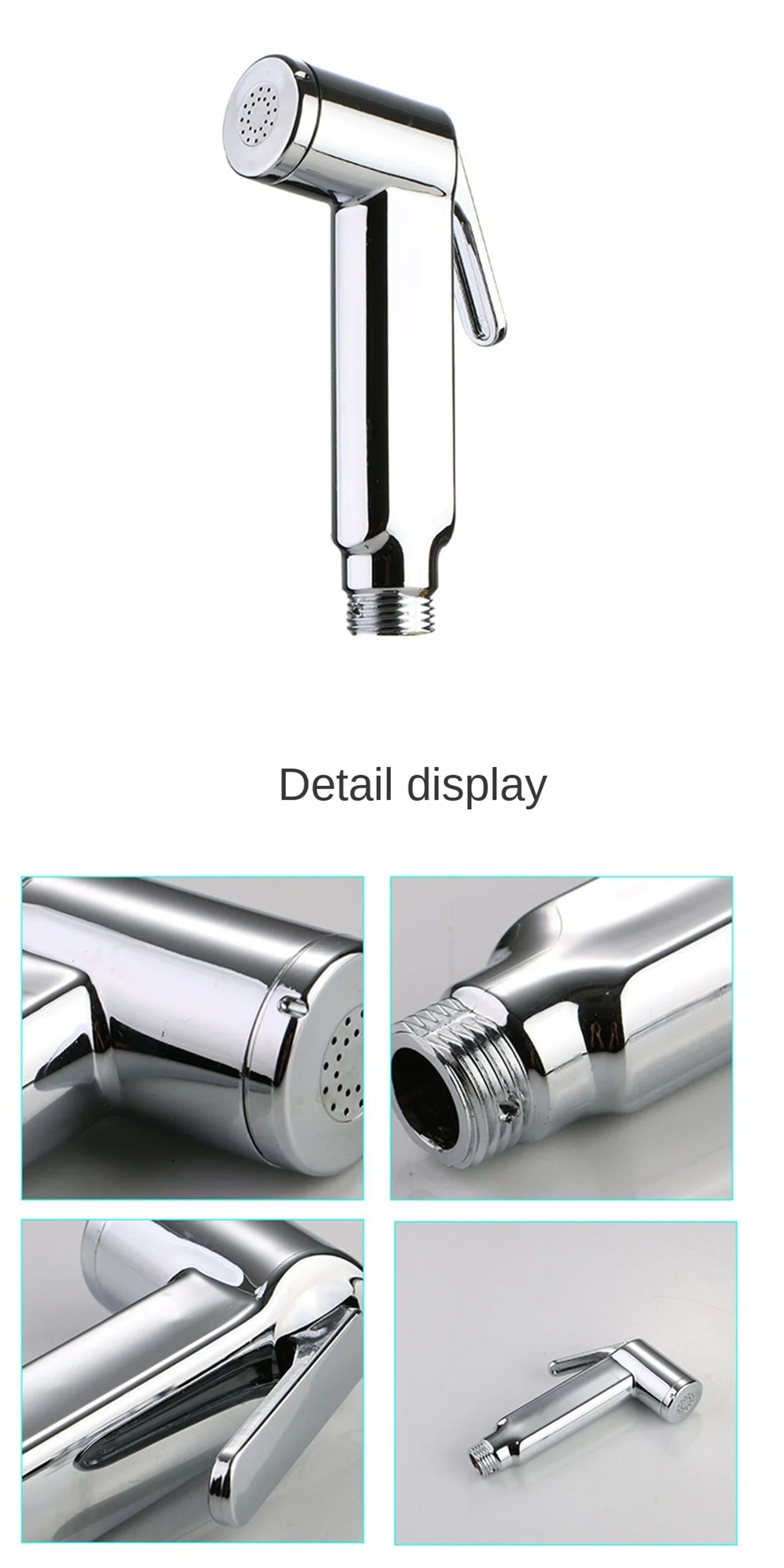 Description Picture 5 of item1PC Bidet Toilet Sprayer Head Handheld Bidet Faucet Spray For Sanitary Shattaf Shower Head Self Cleaning Accessories