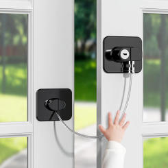 Multi-Functional Baby Safety Lock with Key Limiter Drawer Refrigerator Locks No Punching Window Lock Home Security Protection