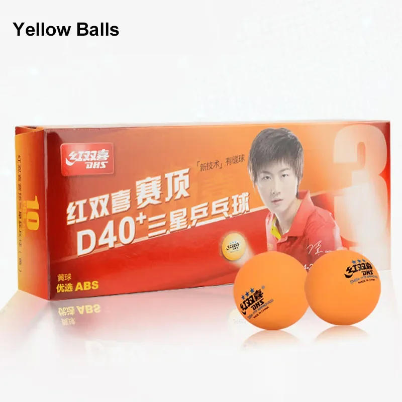 Description Picture 6 of itemOriginal DHS D40+ Seam Ball Ping Pong Balls 3 Star ABS New Material Table Tennis Ball Special for WTT