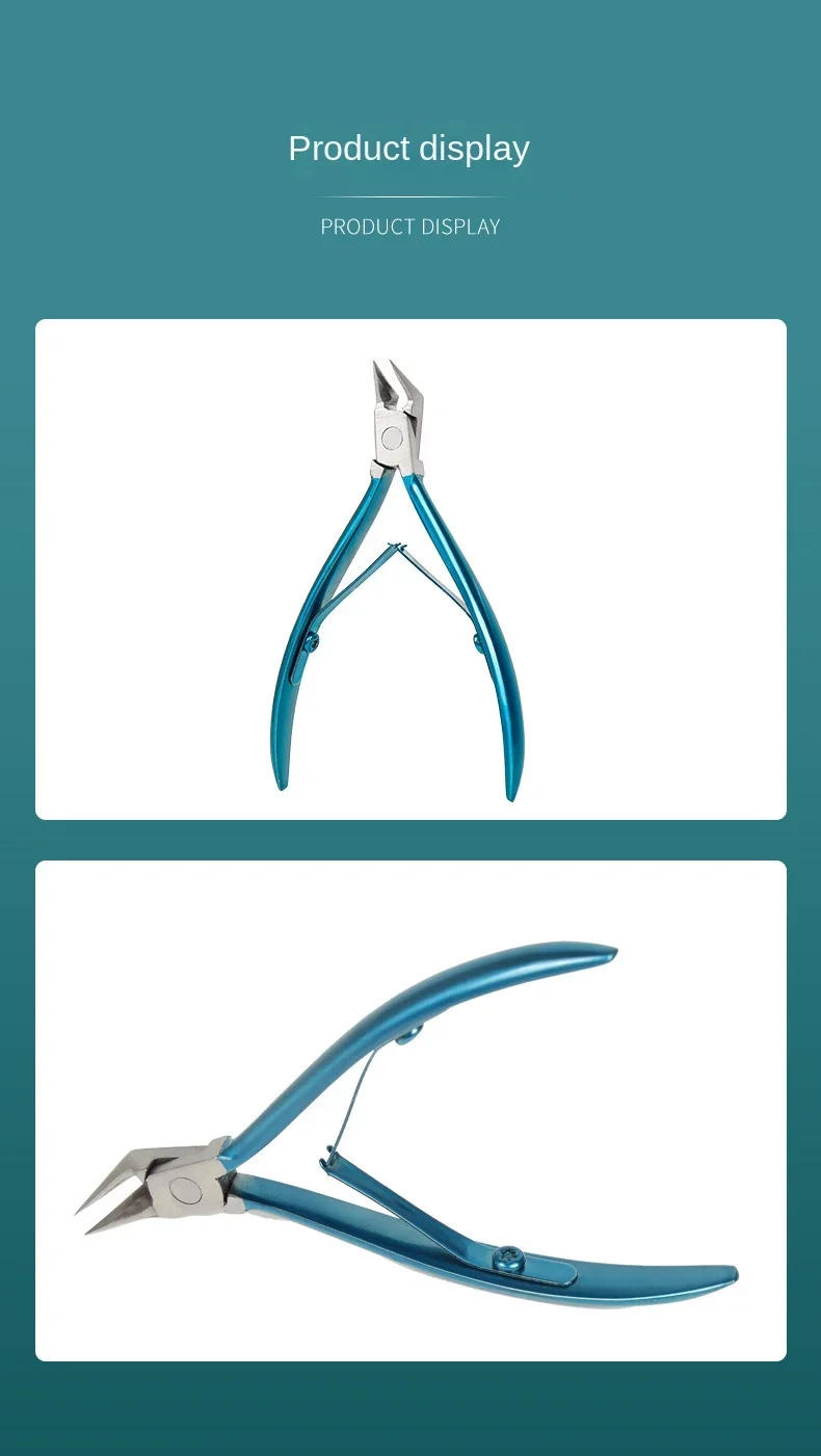 Description Picture 2 of item1Pcs Professional Toenail Clippers For Thick Ingrown Nails Wide Opening Non-Slip Long Handle Toenail Cutter Trimmers Clipper