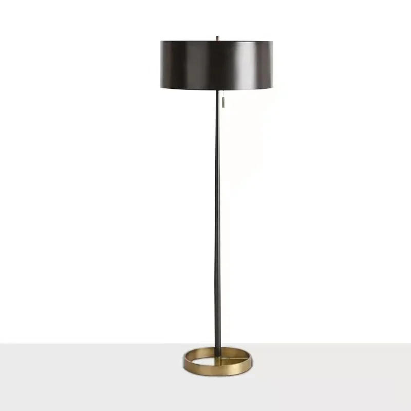 Description Picture 3 of itemModern simple black hardware desk lamp designer American retro model room living room study bedroom bedside lampторшерمصباح ارضي