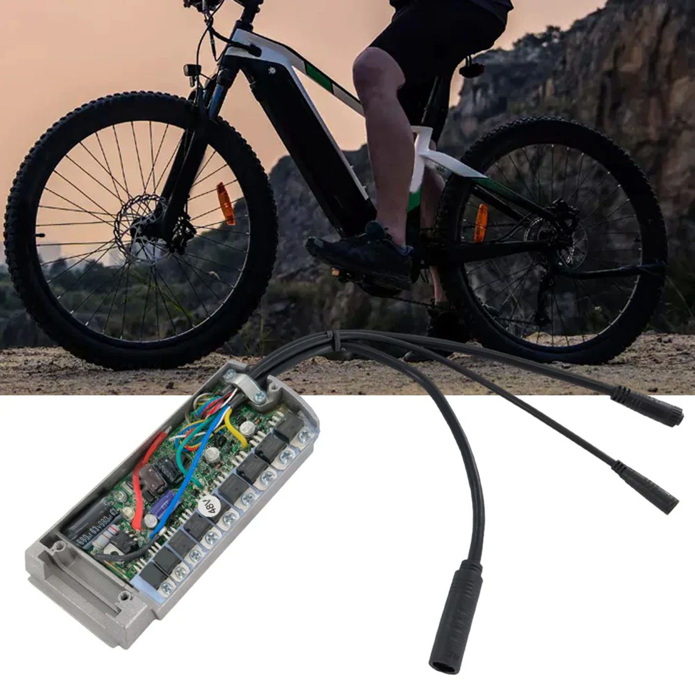 Description Picture 5 of item1pc Electric Bike Battery Base Controller 22A 36/48V For Hailong Controller E-Bicycle Replacement Accessories