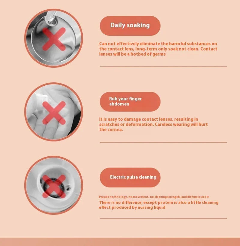 Description Picture 5 of itemPortable Automatic Cleaning Contact Lens Cleaner Machine with Timer Ultraviolet Sterilization Magnetic Suction Cleaning Machine