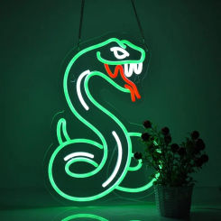 For Wall Decoration Python Neon Sign with Dimmable Switch LED Bedroom Beer Bar Neon Sign Hotel Party Club Office Art Light