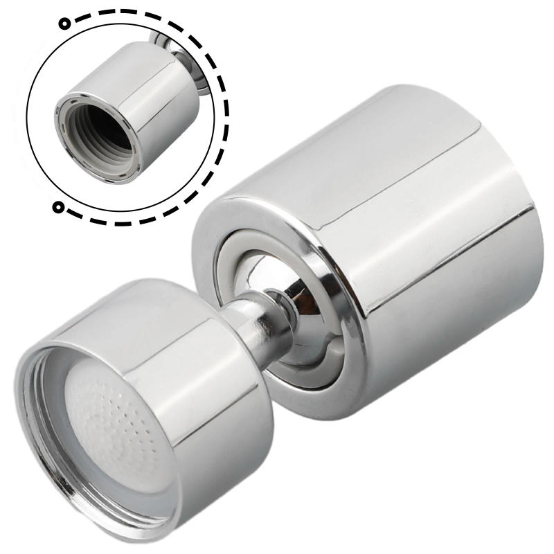 Description Picture 5 of item360 Degree Swivel Brass Faucet Aerator Water Bubbler Saving Tap For Bathroom Kitchen Bidet Faucet Filter Tap Connector Accessory