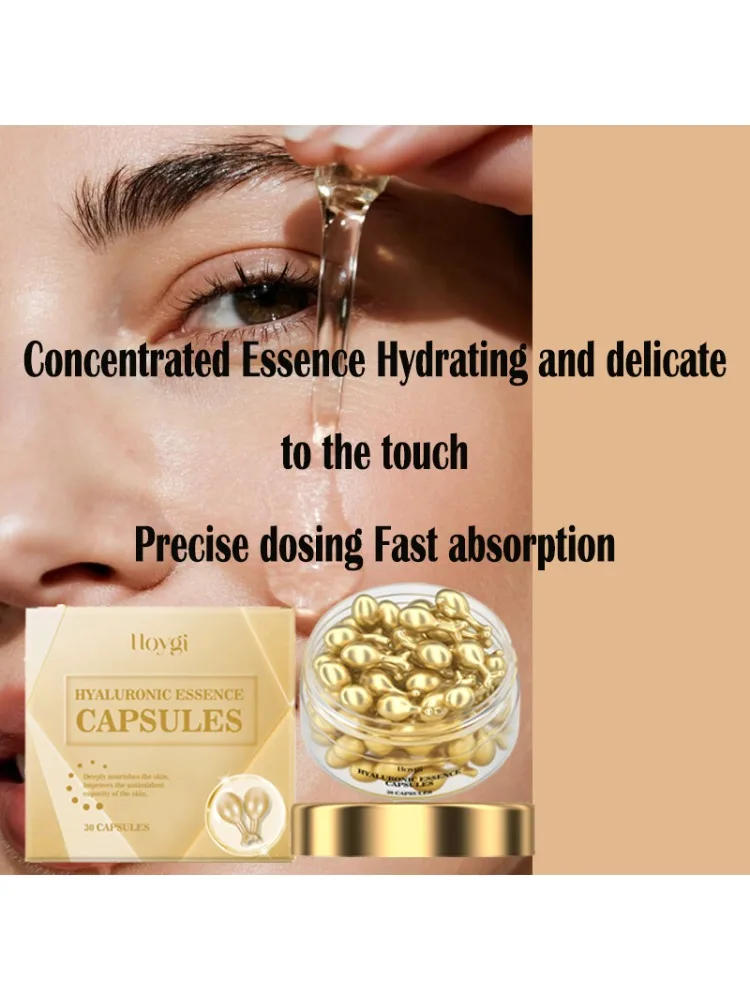 Description Picture 2 of itemFace Care Capsules Serum Spot Acne Wrinkle Firming Whitening Hyaluronic Acid Essence Skin Care Travel Friendly Serum