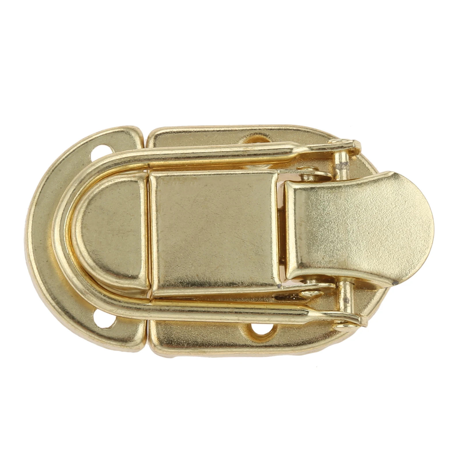 Description Picture 5 of item2 Pcs Gold Metal Lock Hasp Latch Clasp Toggle Buckle Luggage Guitar Flight Case Button Knot Drawbolt Closure Latch For Gift Box