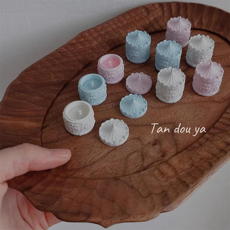 Description Picture 4 of item1:6 Scale Miniature Candlesticks Mini Candelabra Dollhouse Candles Furniture Toy Pretend Play Doll House Decoration Accessories