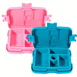 student's lunch box with 5 compartments suitable for adults/student leak proof suitable for microwave/dishwasher/refrigerator