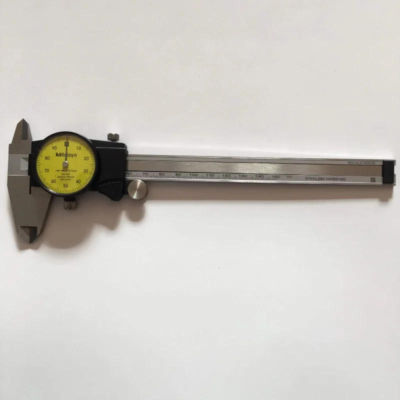 Description Picture 3 of itemMitutoyo Dial Caliper 0-150mm/0.01 505-681 D15TN Calibre Stainless Steel Vernier Calipers Measuring Tools