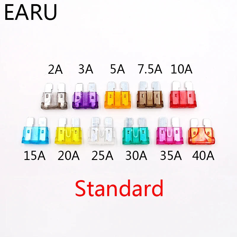 Description Picture 3 of item12V Fuse Holder Add-a-circuit TAP Adapter Micro Mini Standard Ford ATM APM Blade Auto Fuse with 10A Blade Car Fuse with holder