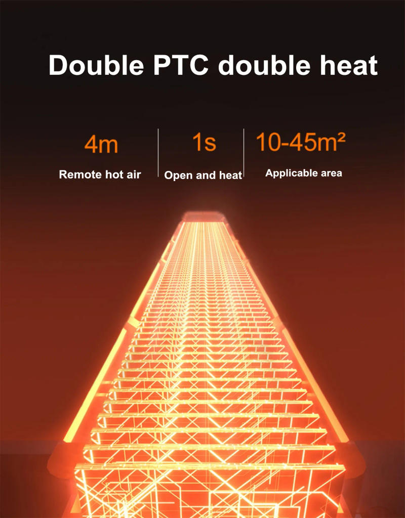 Description Picture 5 of itemBladeless Heater & Fan 2-in-1, 3-Speed Quiet Cooling & Heating, Oscillating Tower Fan, Safe for Kids/Pets, Remote Control, Energ