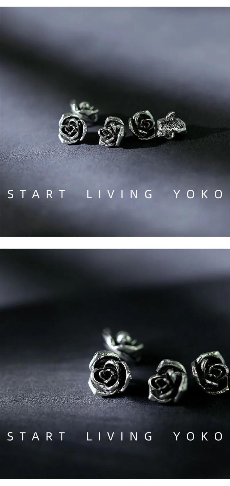 Description Picture 4 of itemRetro Silver Rose Flower Metal Buttons For Shirt Cardigan Coat Decorative Crafts Clothing Diy Supplies Sewing Accessories 10pcs