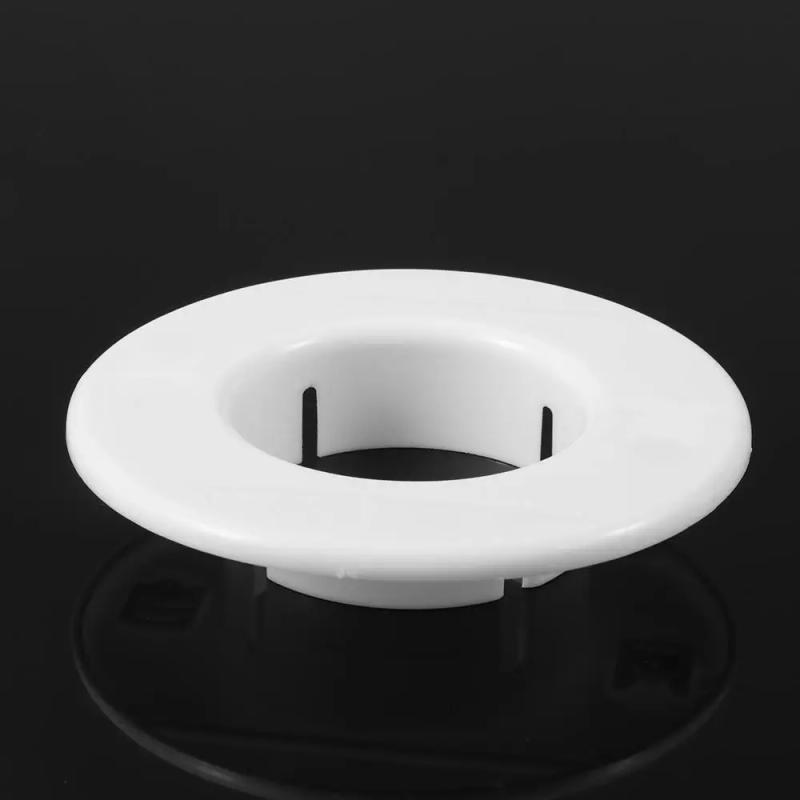 Description Picture 4 of itemPlastic Faucet Decorative Cover Split Type Pipe Wall Cover Useful White Flange Cover Bathroom Kitchen Faucet Accessories