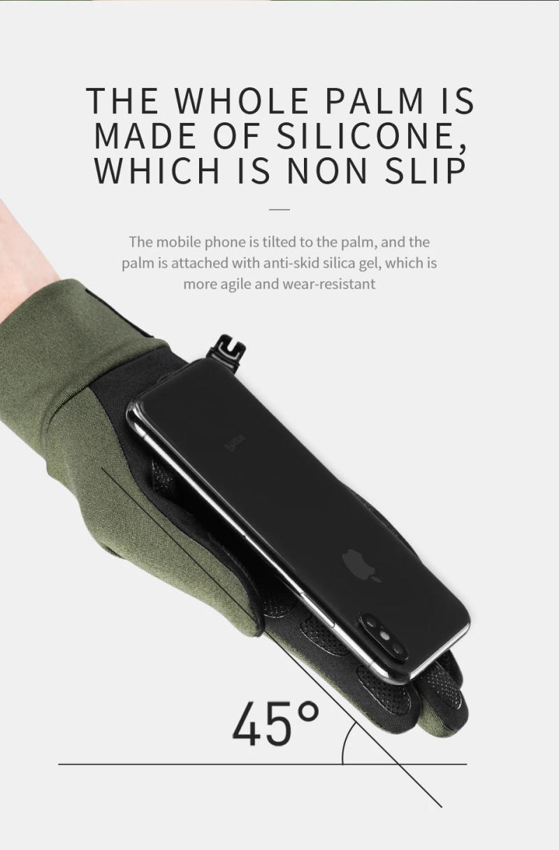 Description Picture 5 of itemNaturehike Outdoor Gloves Touch Screen Anti-skid Gloves Mountaineering Cycling Hiking Non-Slip Portable Gloves Warm gloves