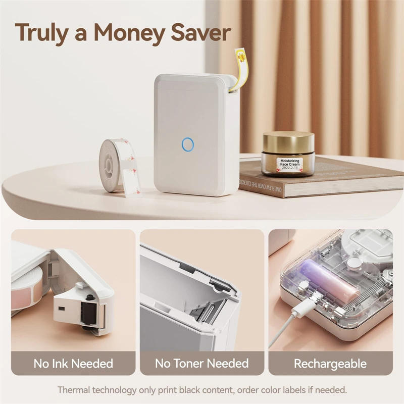 Description Picture 4 of itemNiimbot D110 D11 D101 Smart Portable Label Printer Mini Pocket Thermal Sticker Maker Self-adhesive Label Printer For Office Home