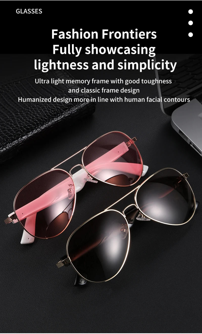 Description Picture 6 of itemSmart Sunglasses Bluetooth glasses,Eyewear Waterproof Speaker,listen to songs, talk sunglasses, anti-UV380 ultraviolet rays