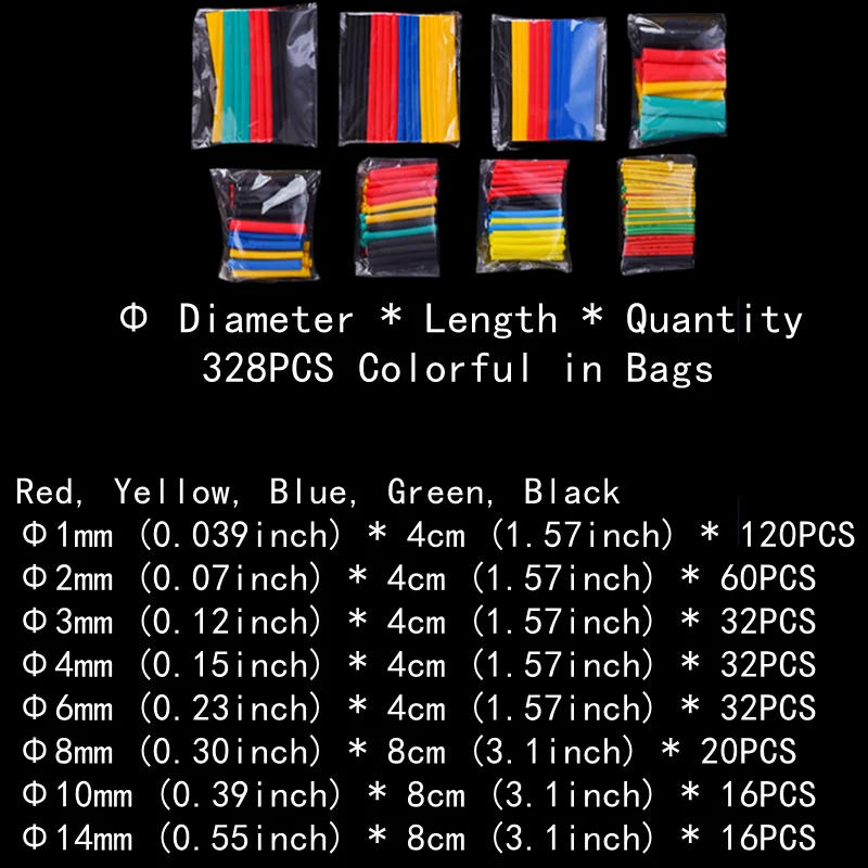 Description Picture 6 of itemCopper Tube Crimping Terminal+2:1 Heat Shrink Tube, Red Copper Material, Wire Docking, Electrical Equipment Connector