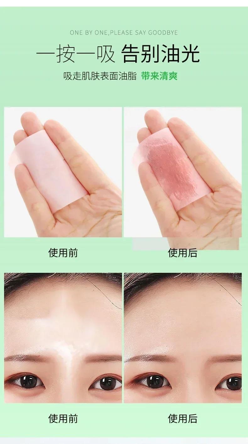 Description Picture 4 of itemFragrance Oil Blotting Paper Portable Extractor Plant Makeup Tool Face Oil Control and Pore-shrinking Oil Blotting Paper