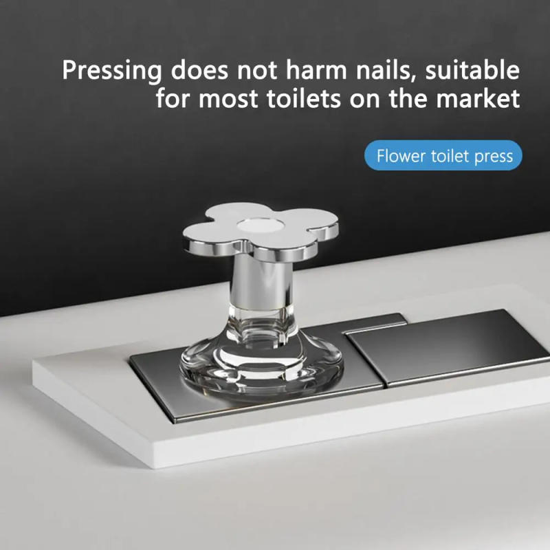 Description Picture 4 of itemFlower Shaped Flush Replacement Press Button Toilet Push Button Waterproof Water Tank Push Switch Bathroom