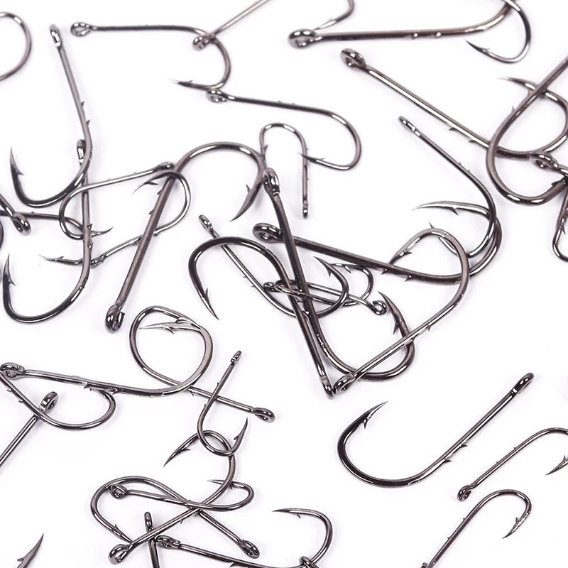 Description Picture 4 of itemDurable 50Pcs 10 Size Assorted Fishing Sharpened Hook Tackle Lure Bait Set