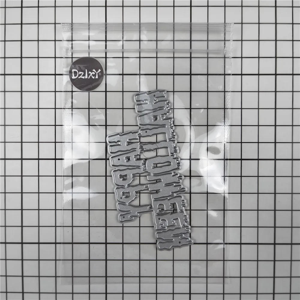 Description Picture 6 of itemDzIxY Happy Halloween Metal Cutting Dies for Card Making Paper Embossing Die Cuts Sets Album Crafts 2023 New Templates Stencils