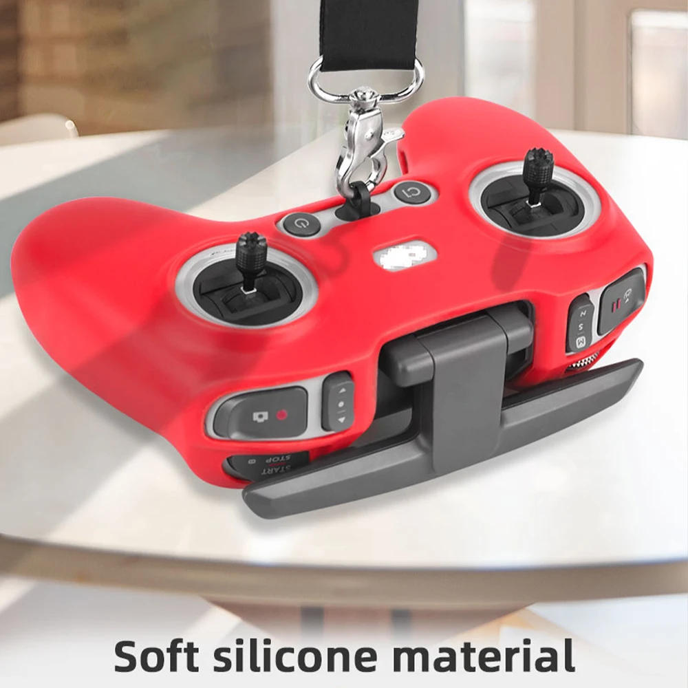 Description Picture 3 of itemFor DJI Remote Controller 2/3 Silicone Cover Protetcive Case Scratch-Resistant Portablefor DJI Avata 2/FPV Hanging Accessories