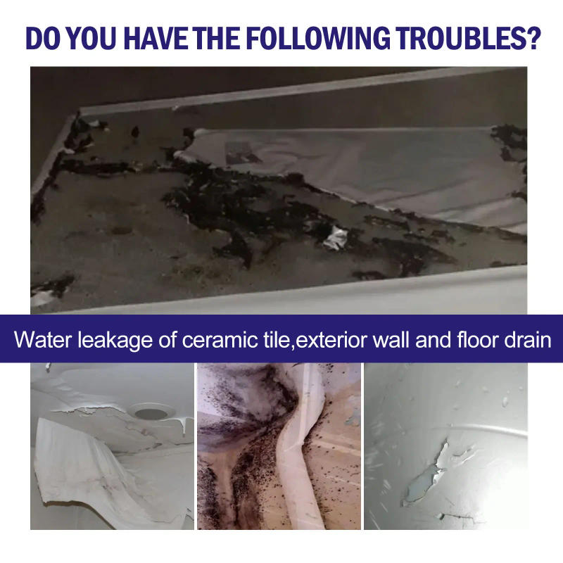 Description Picture 4 of item100g Waterproof Adhesive Leak Proof Coating Transparent Leak Repair Bathroom Floor Penetrating Waterproof Agent Refurbished