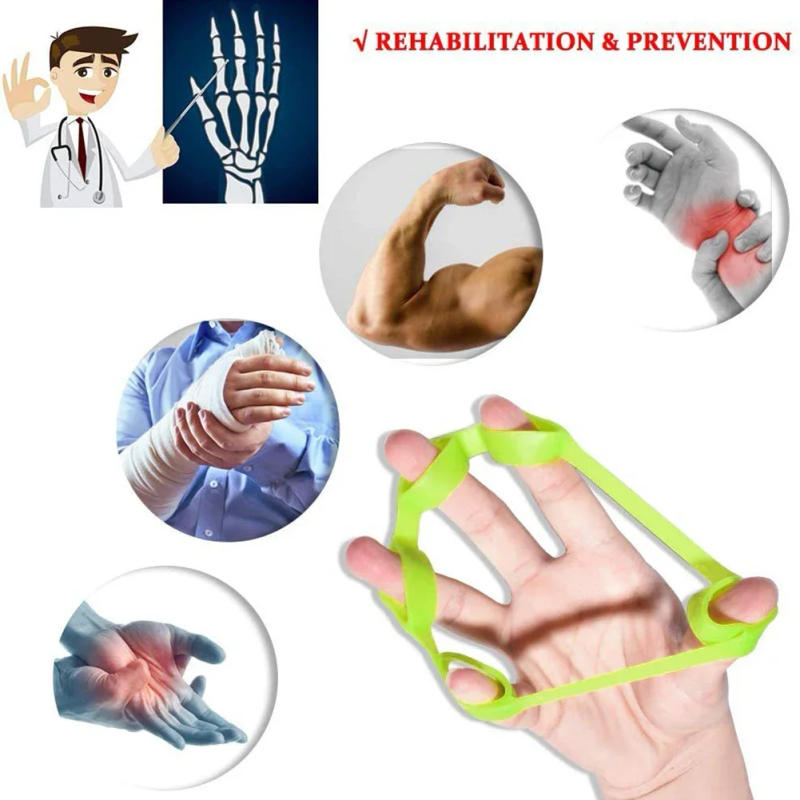 Description Picture 5 of itemHand Gripper Silicone Finger Expander Exercise Hand Grip Wrist Strength Trainer Finger Exerciser Resistance Bands Fitness
