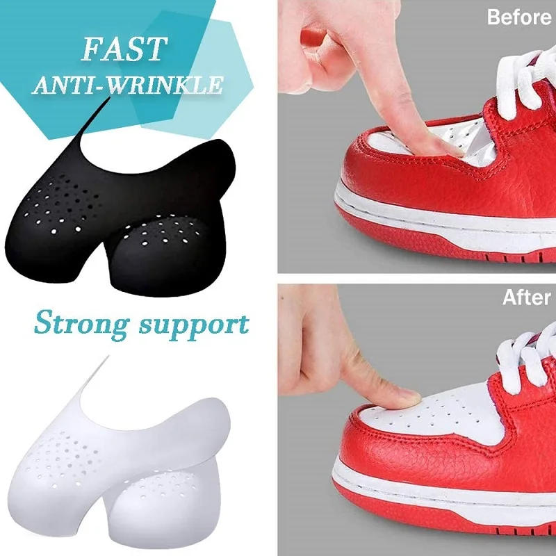 Description Picture 3 of item2 Pacs New Shoe Care Sneaker Anti Crease Toe Caps Protector Stretcher Expander Shaper Support Pad Shoes Accessories