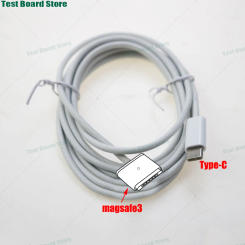 1piece Type-C to Magsafe3 magnetic charging wire PD140W fast charging adapter cable for Macbook Air/Pro A2442/A2485/A2681