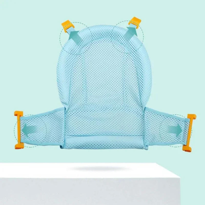 Description Picture 4 of itemBaby Bath Net Seat Support Mat Foldable Baby Bath Tub Pad Chair Newborn Bathtub Pillow Infant Anti-Slip Body Cushion