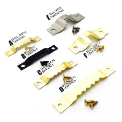 25pcs Golden Silver Black Sawtooth Picture Frame Hanger Hanging Photo Wall Oil Painting Mirror Saw Tooth Hooks with Screws