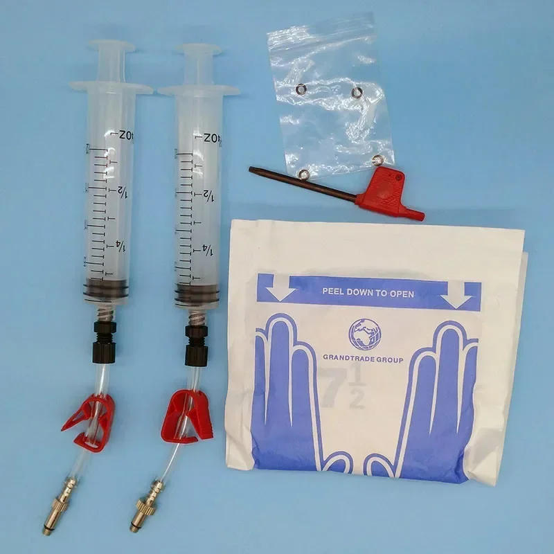 Description Picture 6 of itemcycle zone Bicycle Hydraulic Disc Brake Bleed Kit Tool For Formula Sram Avid Juicy Hayes Hope Bengal MTB Bike Repair Tools