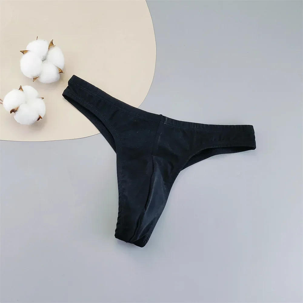 Description Picture 5 of itemSexy Thongs Underwear for Men Bikini Briefs Shorts BIG U-convex Pouch G-string Lingerie Low Waist Pink Male Underpants