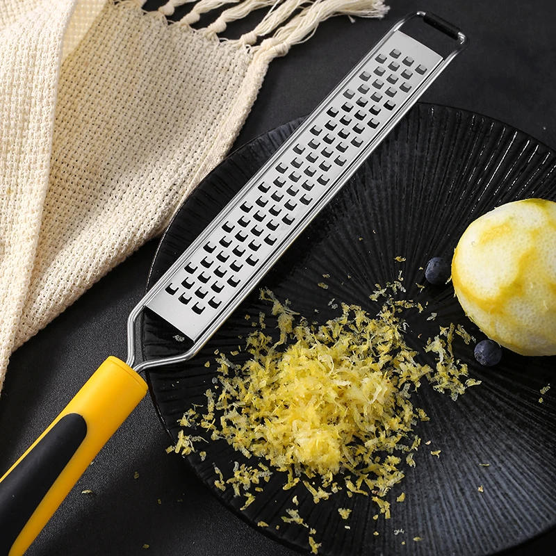 Description Picture 5 of itemHandheld 304 Stainless Steel Cheese Grater Multi Purpose Sharp Vegetable Fruit Tools Cheese Shavings Planer Kitchen Accessories