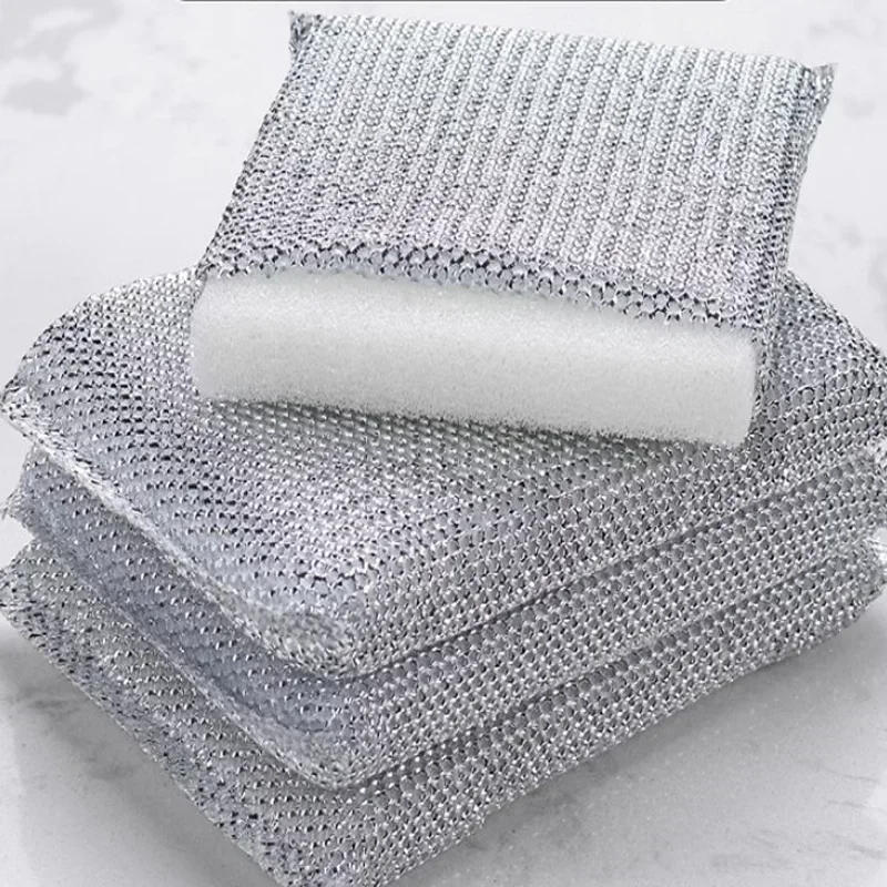 Description Picture 3 of itemSet of 4 Non-Scratch Pot Scrub Sponges - Dishwashing & Household Cleaning