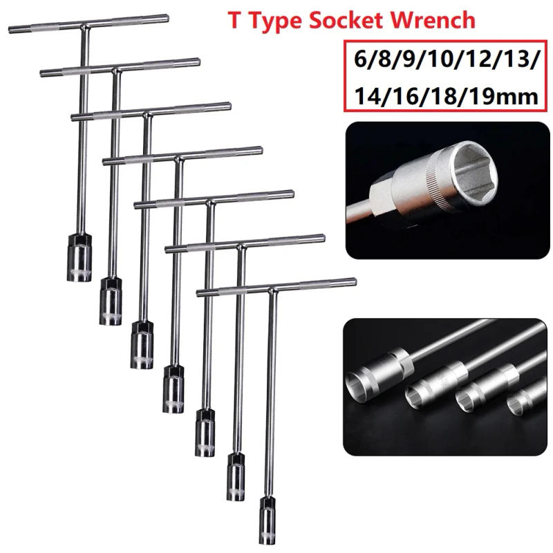Description Picture 3 of item1PC L-Shaped Socket Wrench Hexagonal Wrench Multi Triangle Wrench Key Plumber Key 7/8/10/12/13/14mm DIY Hand Tools