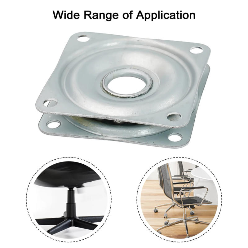 Description Picture 6 of itemSwivel Plates Metal Bearing Rotating Swivel Turntable Plate Desk Table Degree Rotating Display Stand Furniture Hardware