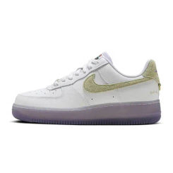 Nike New Air Force 1 Low Women's Sneakers Comfortable Wearable Casual Shoes Classic Versatile Fashion Sneakers Gray Purple