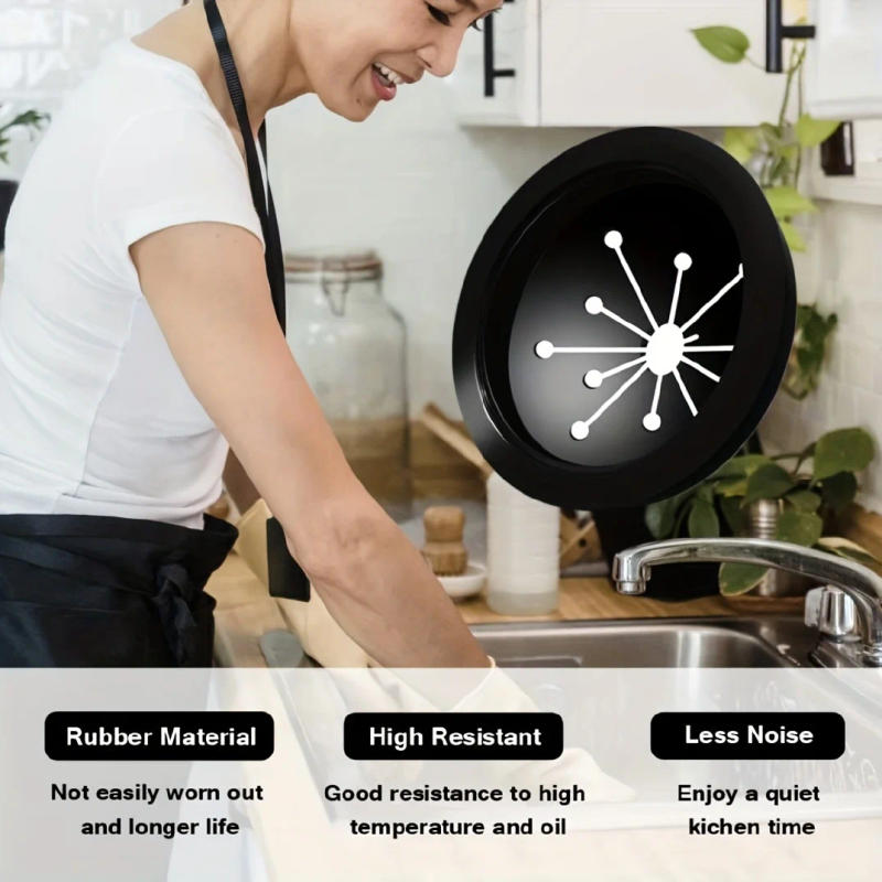 Description Picture 5 of itemGarbage Disposal Splash Guard Collar Sink Baffle, Food Waste Disposer Parts Accessories, 3.1 Inch Multi-function Drain Plugs for