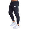 European and American cross-border spring and autumn thin style leggings for men with loose waist and sport cropped pants