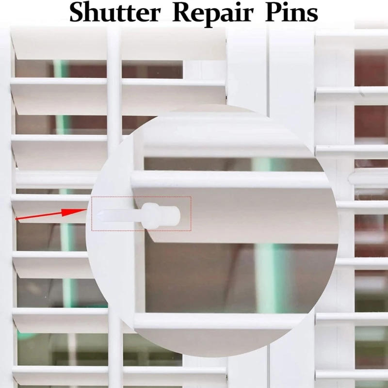 Description Picture 3 of item20Pieces Plantation Shutter Replacement Repair Pins Window Tools B03D