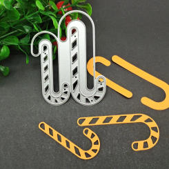 Merry Christmas Metal Cutting Dies Sets Candy Canes Stamp DIY Craft Making Card Stencil Dies Scrapbooking Christmas Card Making